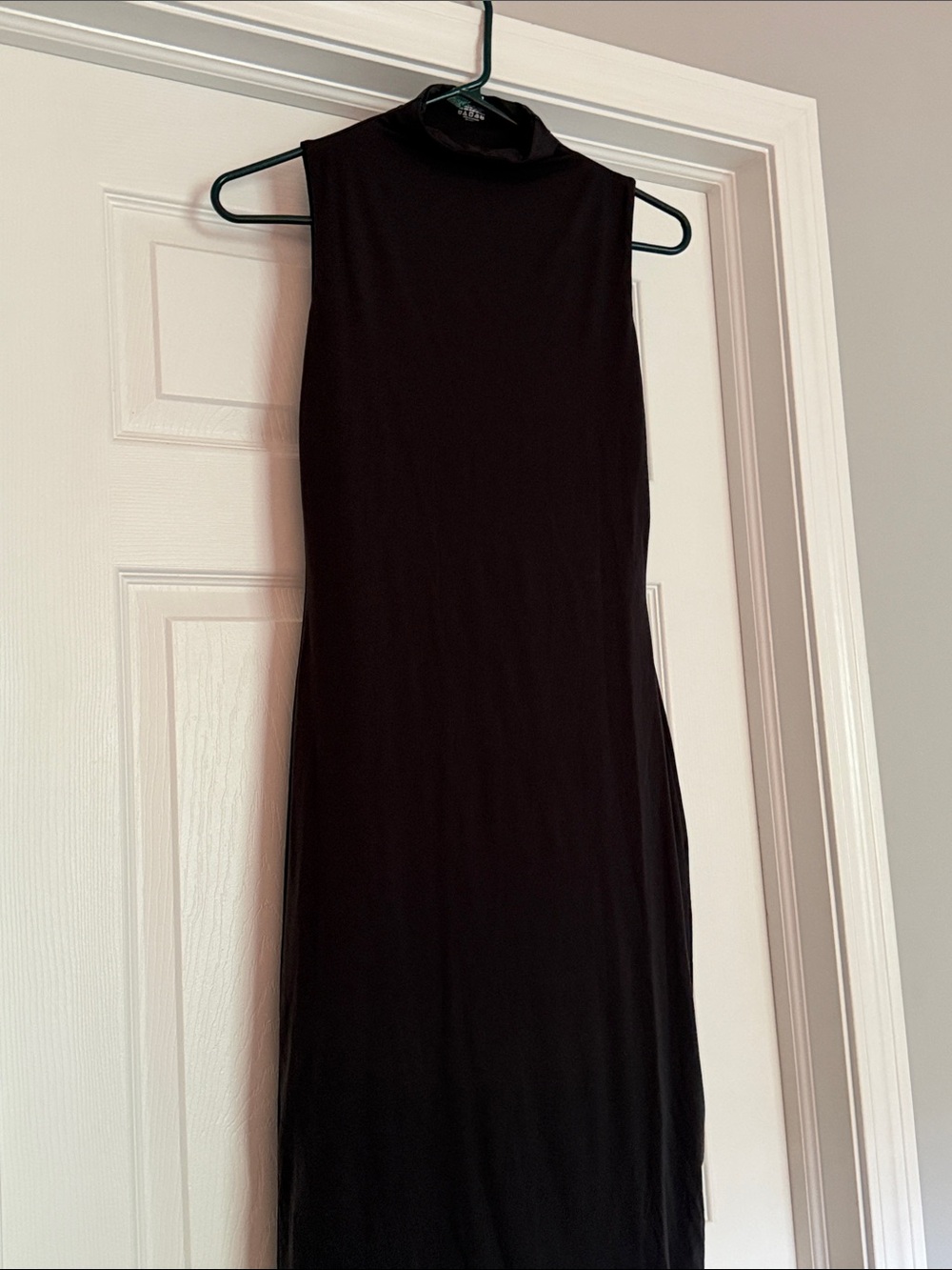 SKIMS Black High-Neck Sleeveless Maxi Dress - Picture 2 of 7